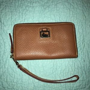 Dooney & Bourke Brown Wristlet + Wallet